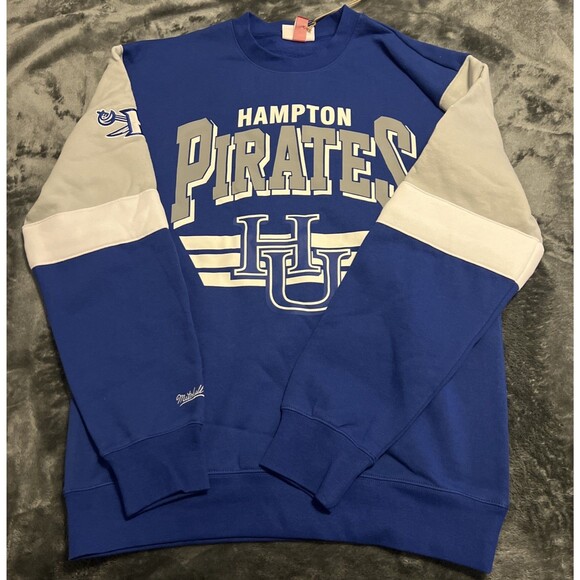 Mitchell & Ness Other - SMALL Men’s Mitchell & Ness Hampton Pirates  Blue White Sweatshirt